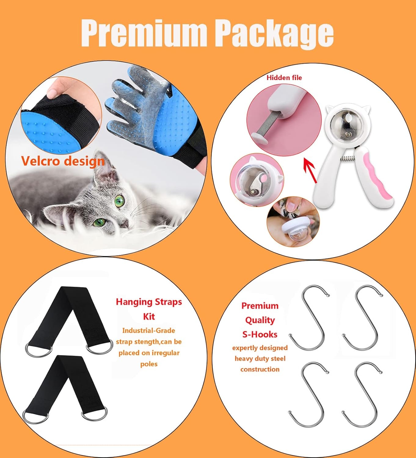 Pet Grooming Hammock with Anti-Splash Nail Clippers, Grooming Gloves,Dog Grooming Sling for Bathing Grooming and Nail Trimming-M, -Cwdc0001