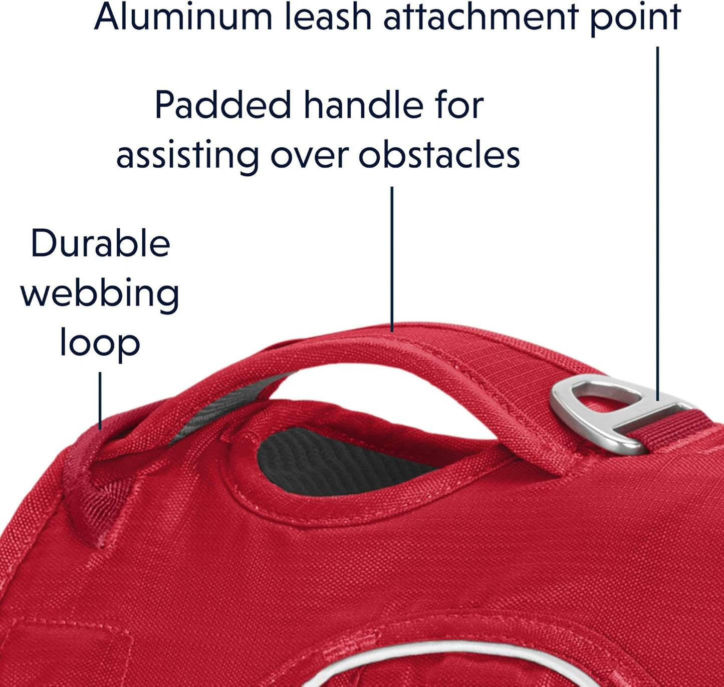 , Web Master, Multi-Use Support Dog Harness, Hiking and Trail Running, Service and Working, Everyday Wear, Red Currant, X-Small