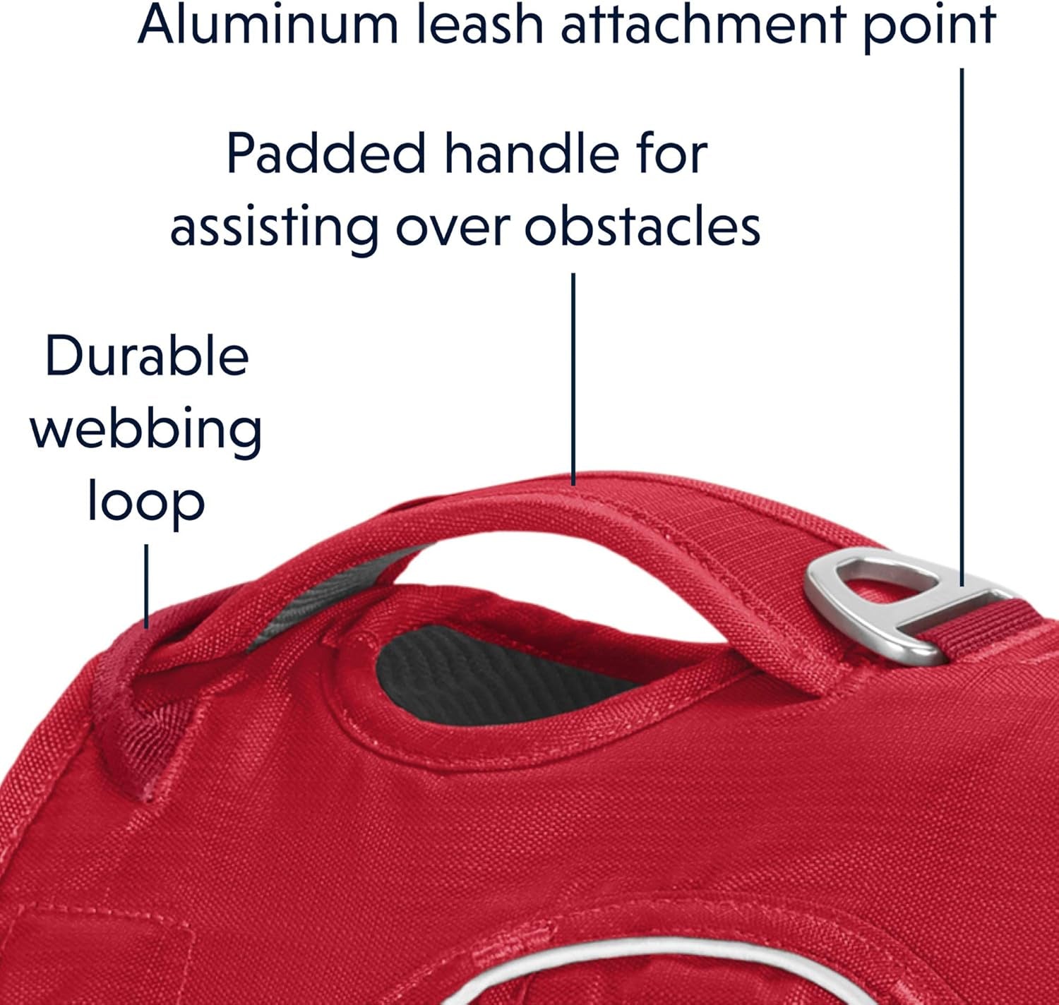 , Web Master, Multi-Use Support Dog Harness, Hiking and Trail Running, Service and Working, Everyday Wear, Red Currant, X-Small