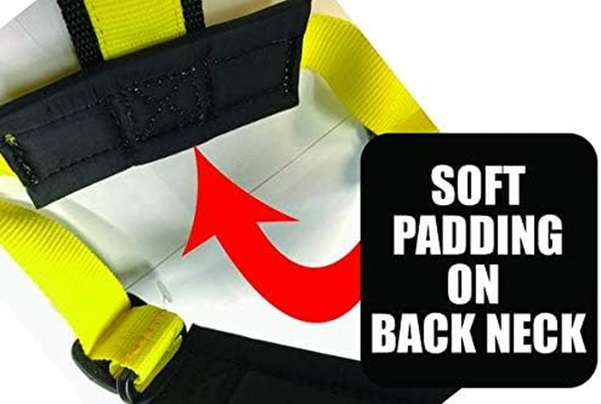 Adjustable Sled Pro Harness (Small, Yellow), Dog Harness Large Breed, Dog Pulling Harness, Giant Dog Harness, Sled Harness for Pulling, Great for Dog Joring