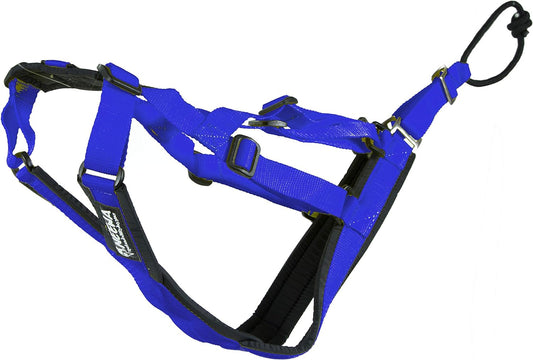 Adjustable Sled Pro Harness (Small, Blue), Dog Harness Large Breed, Dog Pulling Harness, Giant Dog Harness, Sled Harness for Pulling, Great for Dog Joring