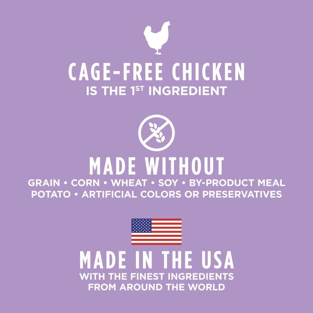 Original Kitten Dry Cat Food, Raw Coated Kibble, High Protein, Grain Free Recipe - Real Chicken, 4.5 Lb. Bag